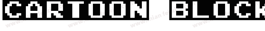 CARTOON BLOCK字体转换